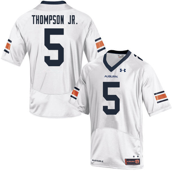 Men's Auburn Tigers #5 Chris Thompson Jr. White 2020 College Stitched Football Jersey
